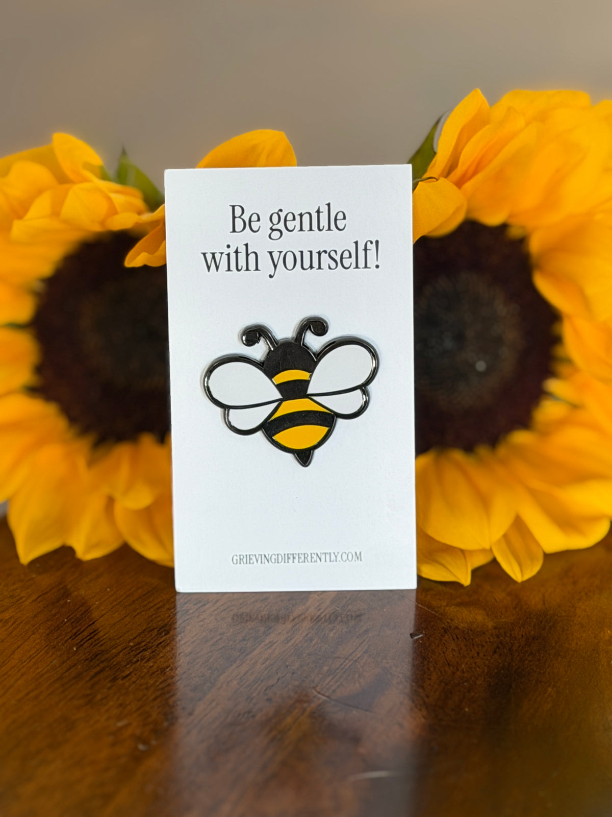 Be Gentle With Yourself - Bumblebee Enamel Pin